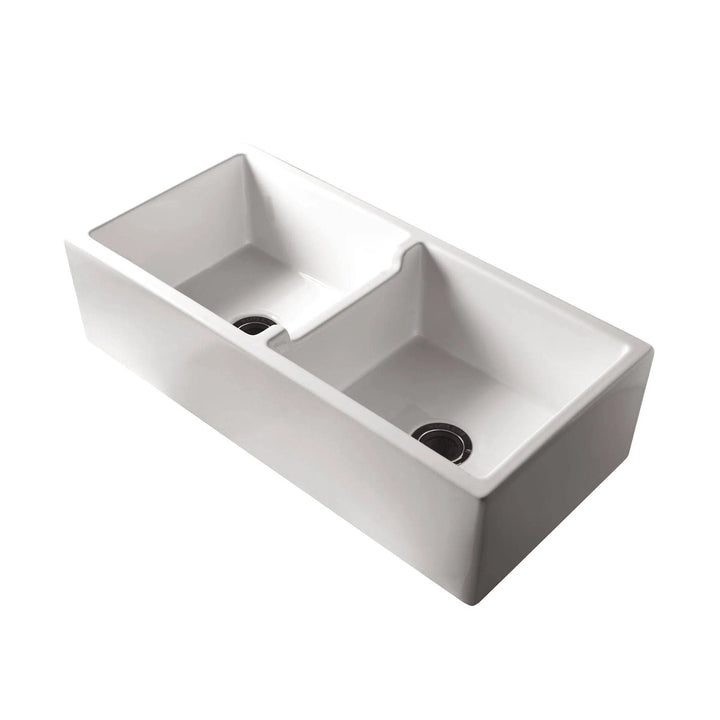 Turner Hastings Patri 100 x 47 Fine Fireclay Double Bowl Butler Sink