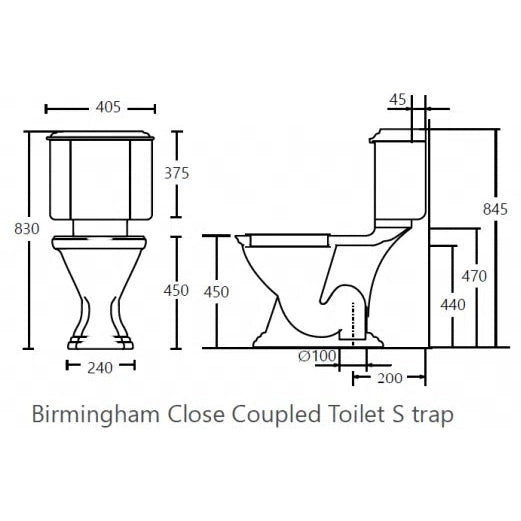 Turner Hastings Birmingham Close Coupled Toilet