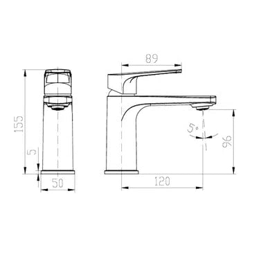 Villeroy & Boch O.Novo Style Basin Mixer