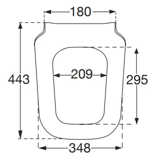 Villeroy & Boch Joyce Soft Close Toilet Seat