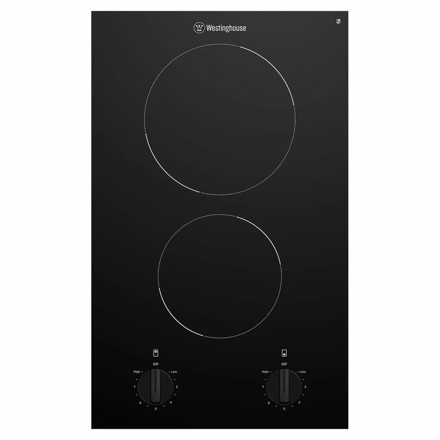 Ceramic Cooktop Westinghouse Westinghouse 30cm 2 Zone Ceramic Cooktop WHC322BC