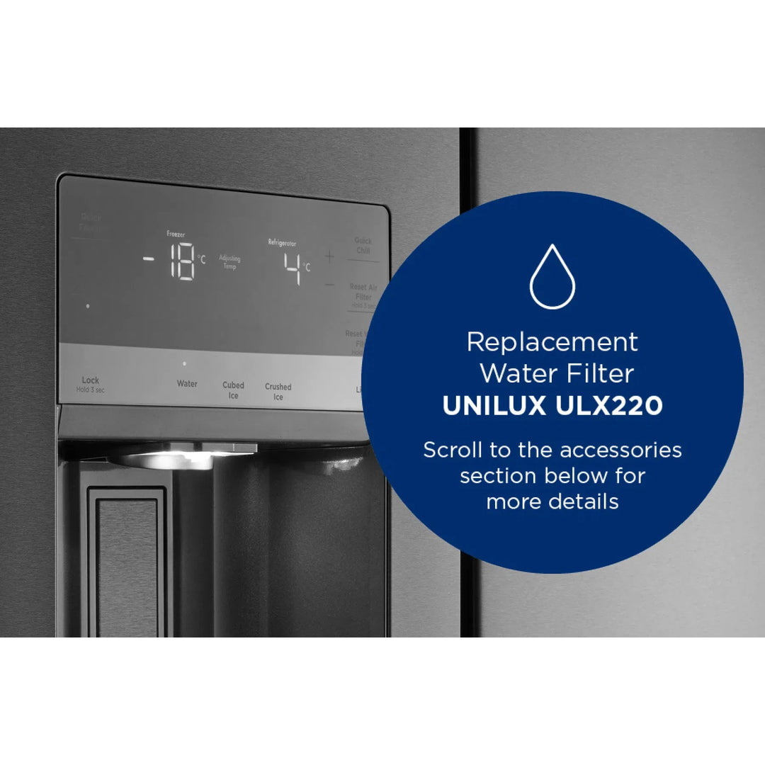 Westinghouse 609L French Door Fridge (WQE6870BA) Design 10