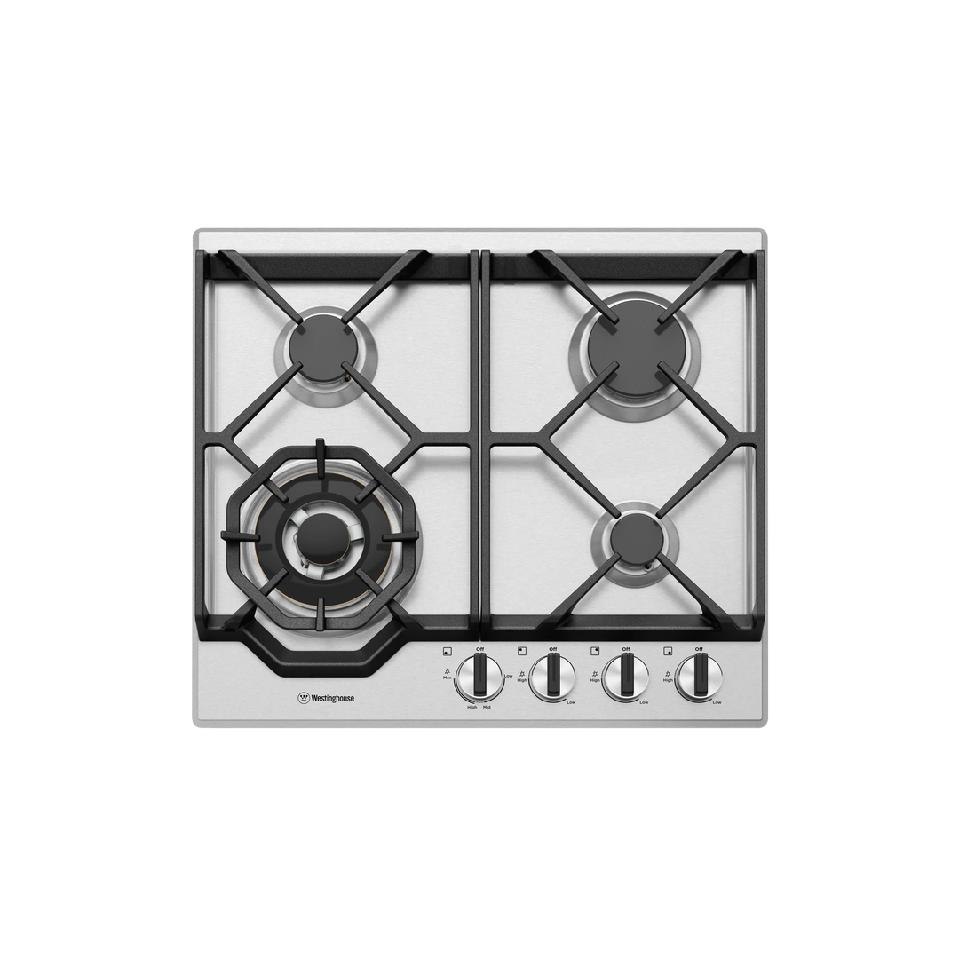 Westinghouse 60cm 4 Burner Gas Cooktop (WHG648SC) Design 10