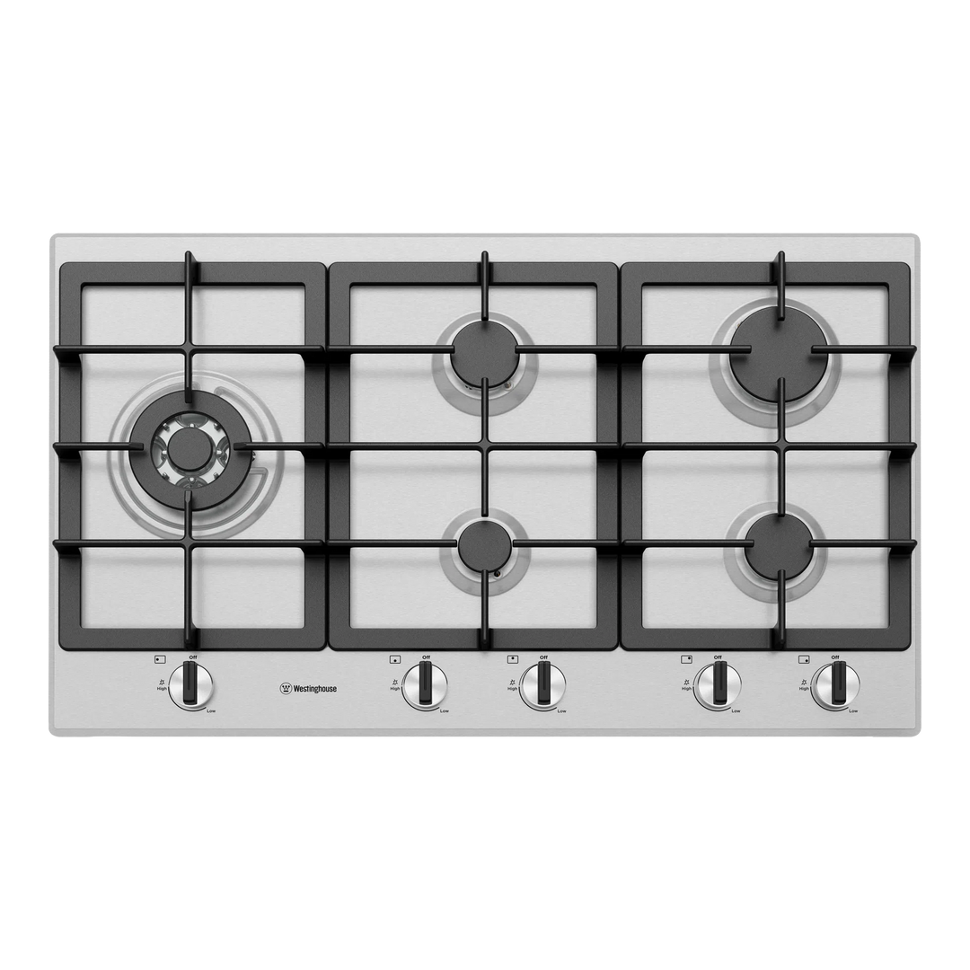 Westinghouse 75cm 5 Burner Gas Cooktop (WHG954SC) Design 10