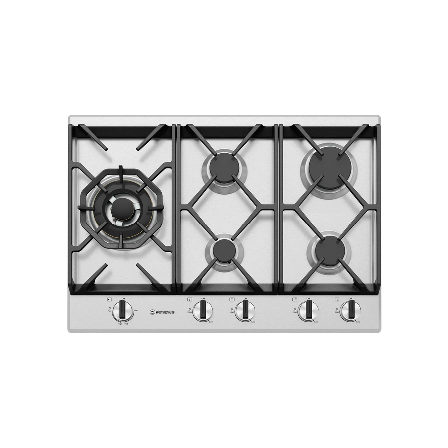 Gas Cooktop Westinghouse Westinghouse 90cm 5 Burner Gas Cooktop WHG758SC