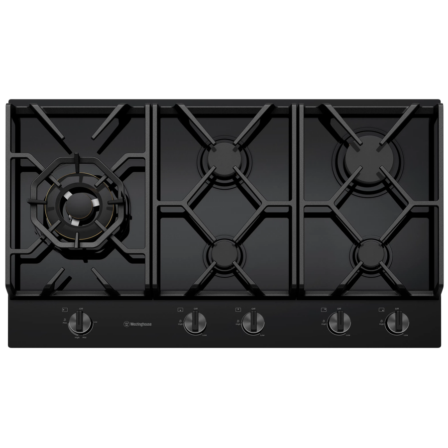 Gas Cooktop Westinghouse Westinghouse 90cm 5 Burner Gas Cooktop WHG959BD