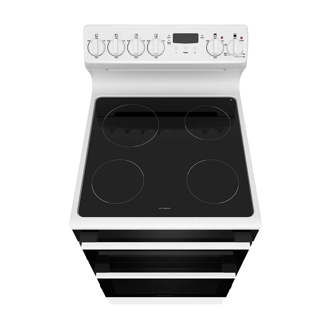 Westinghouse 54cm Electric Freestanding Cooker (WLE543WC) Design 10