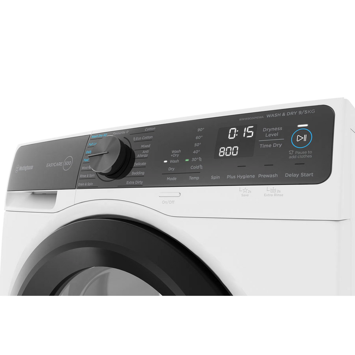 Westinghouse 9kg/5kg Combo Front Load Washer and Dryer (WWW9024M5WA)