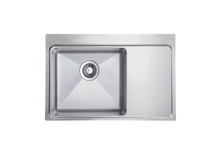 Kitchen Sink Artusi Single Bowl Sink With Drainer