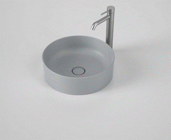 Basin Caroma Liano II 400mm Above Counter Basin Matte Grey (Special Order)