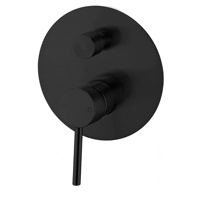 Nero Dolce Shower Mixer With Diverter Matte Black