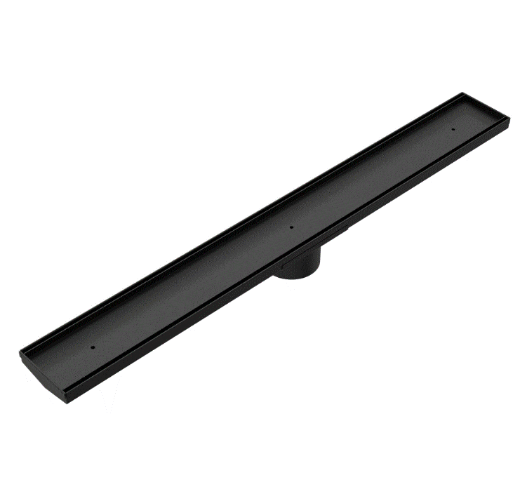 Floor Waste Nero Tapware TILE INSERT V CHANNEL FLOOR GRATE 89MM OUTLET WITH HOLE SAW