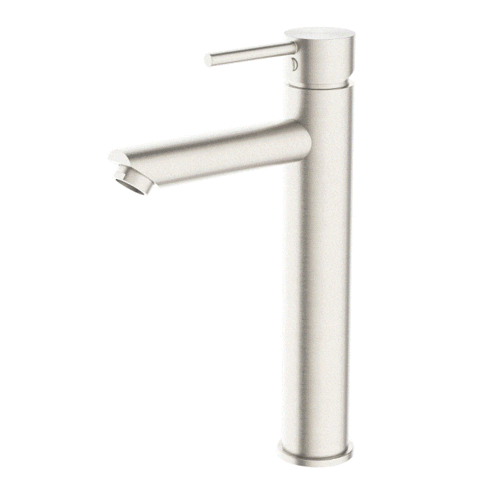 Tall Basin Mixer Nero Tapware DOLCE TALL BASIN MIXER BRUSHED NICKEL